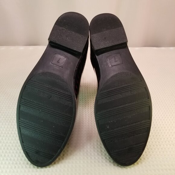 Henry Ferrera Women's Ankle Rain Boots Size 7 Red Hearts Navy - Picture 8 of 10